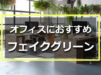 グリーンが沢山のオフィス