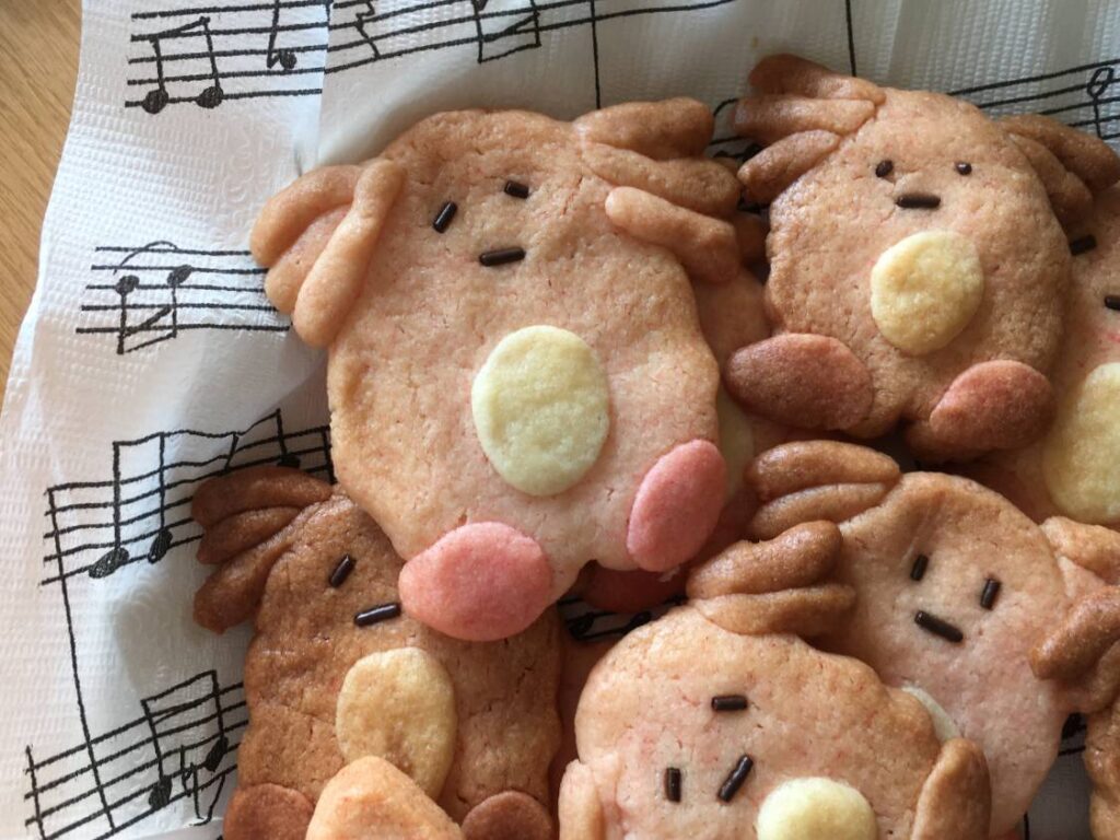 手作りしたラッキーのクッキー 手作りしたラッキーのクッキー