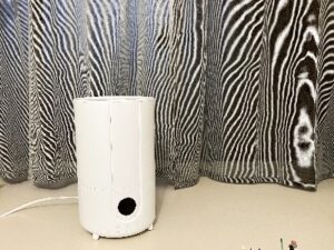 アンドデコのスチーム式加湿器
