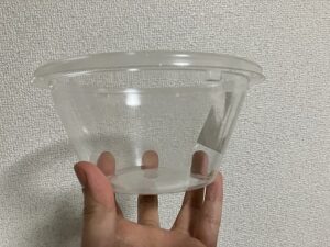 プラスチックの空き容器