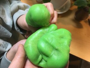 観葉植物のお掃除ジェルクリーナー使用後