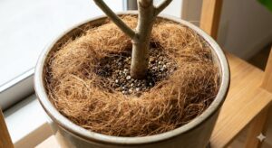 土隠しとしてのココヤシファイバー