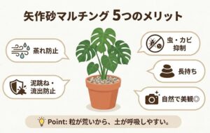 矢作砂が土隠しにお勧めな理由